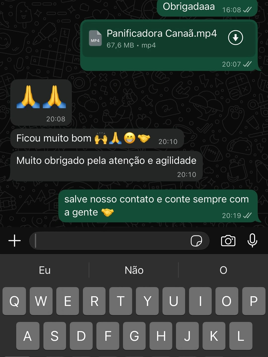 Print de depoimento de cliente 3